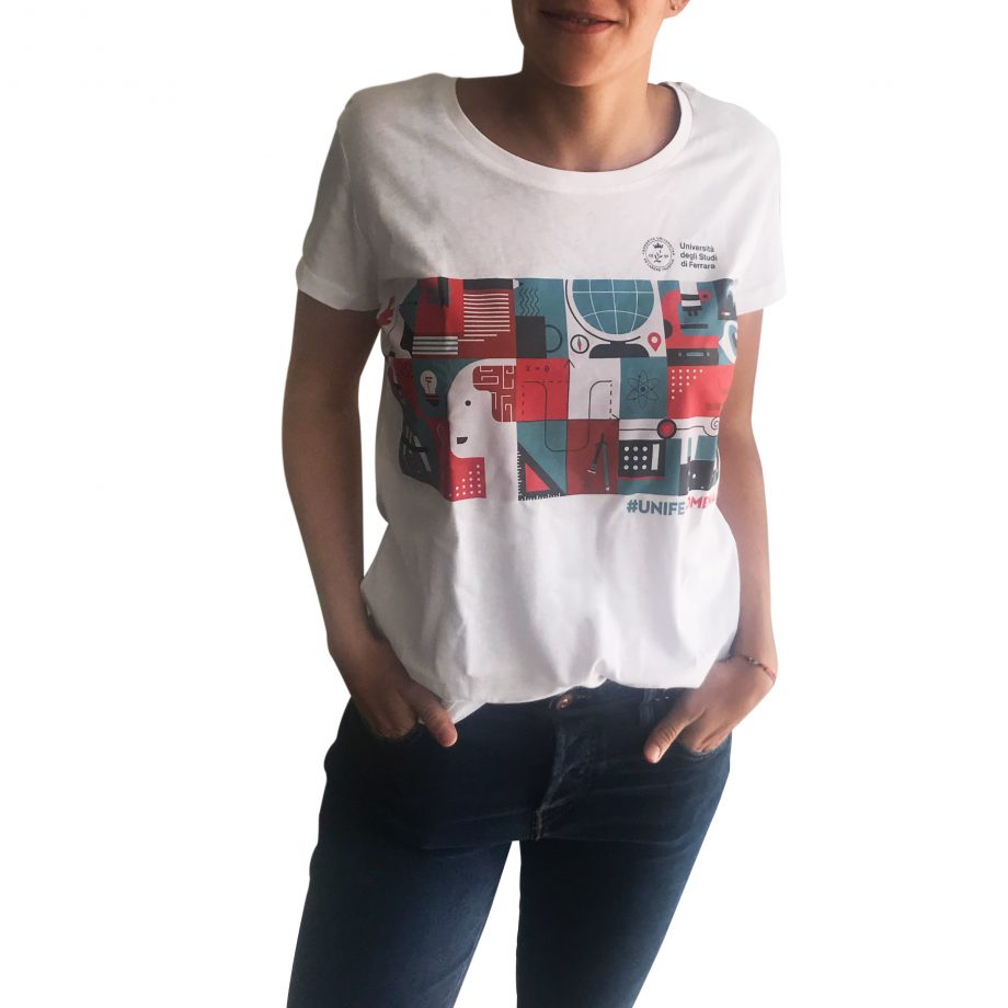 Tshirt donna cotone unifenomenale sostegno ricerca crowdfunding